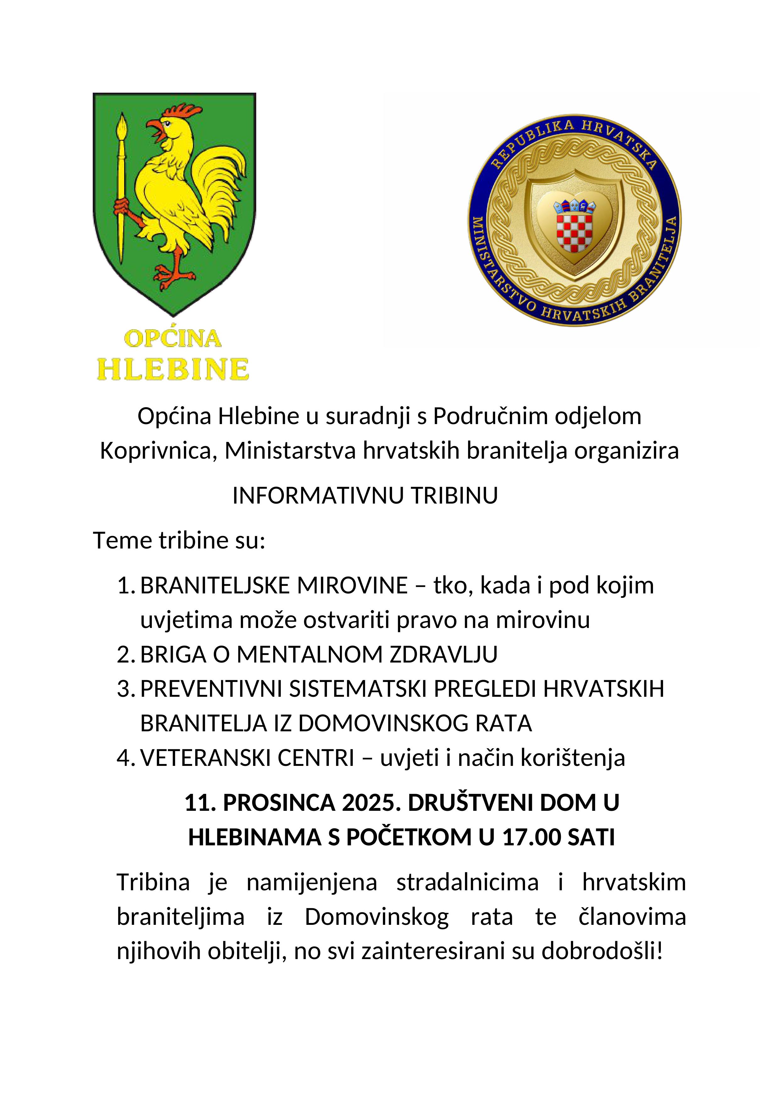PLAKAT info tribina 2025